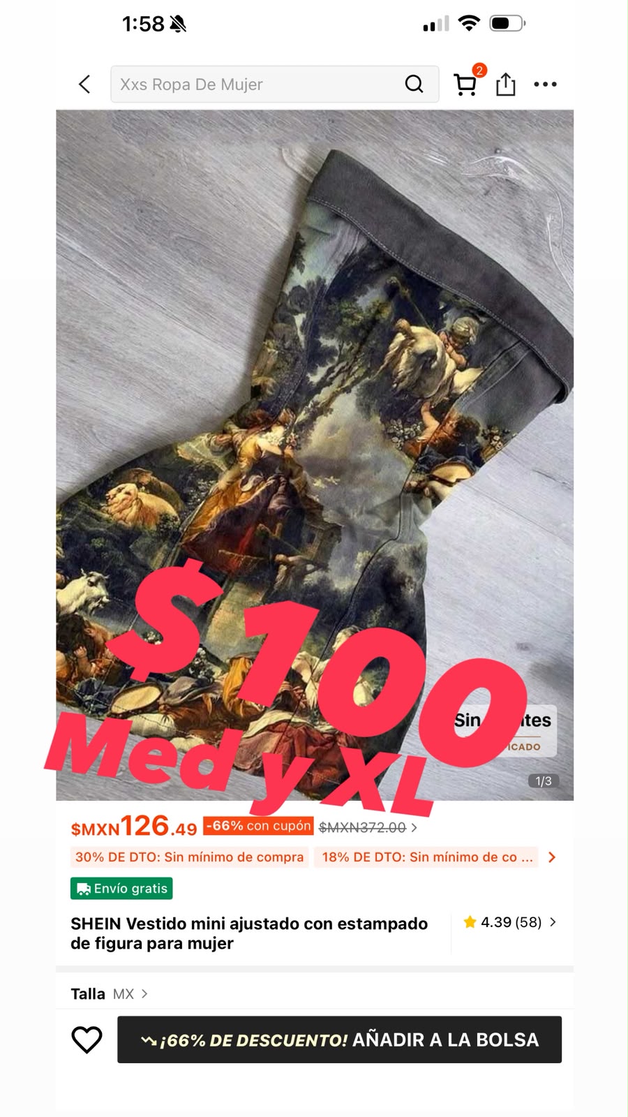 Vestido artístico
