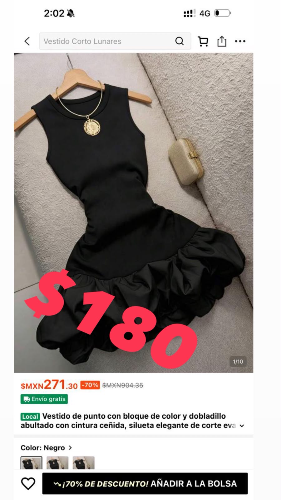 Vestido negro