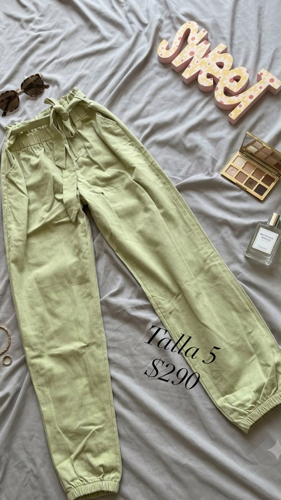 Pantalón jogger verde