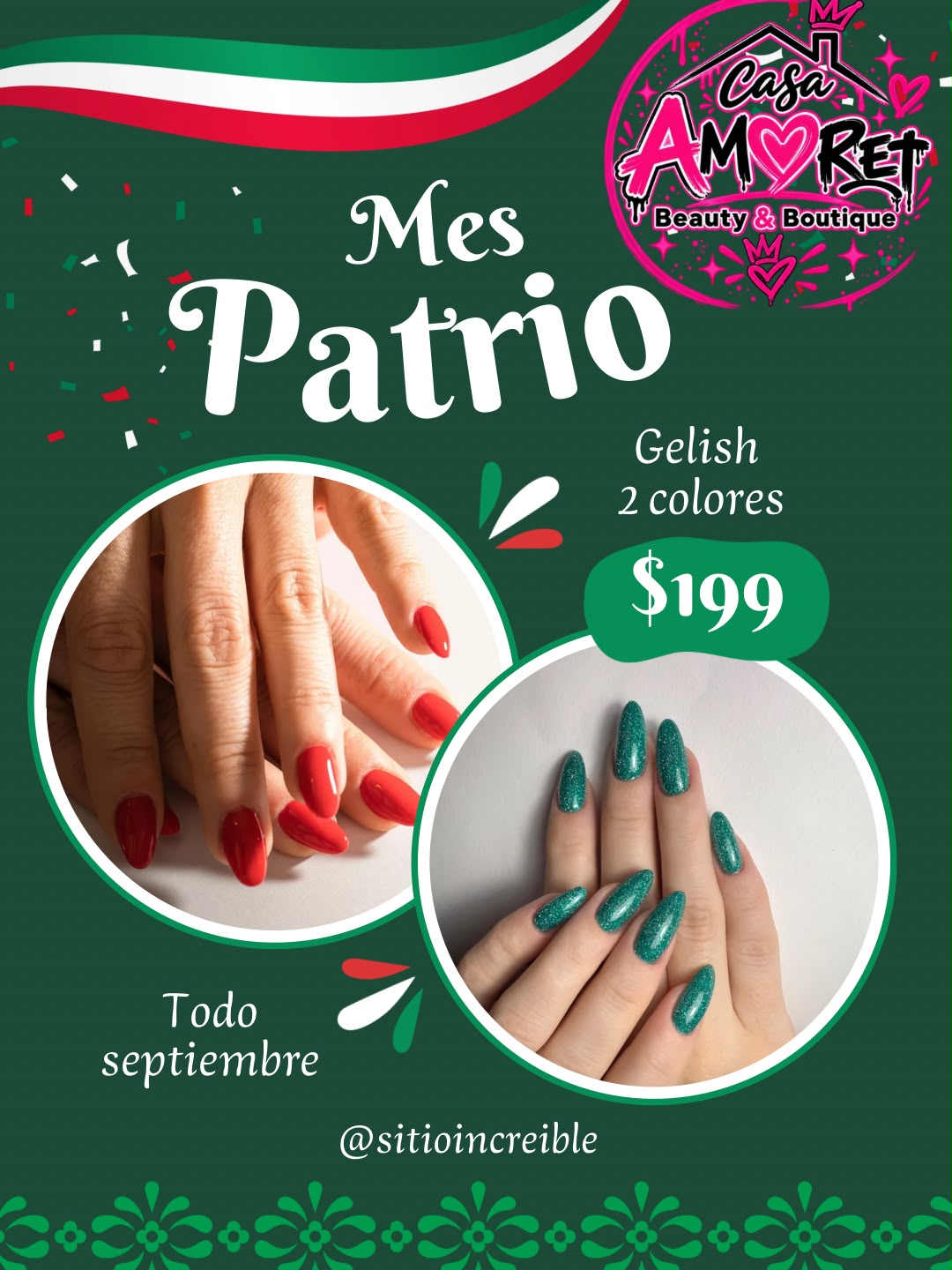 Promoción Gelish Mes Patrio